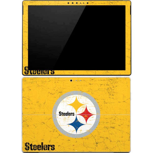 NFL Pittsburgh Steelers - Alternate Distressed Surface Pro 4 Skin