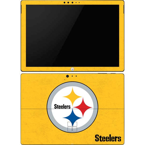 NFL Pittsburgh Steelers - Alternate Distressed Surface Pro 6 Skin
