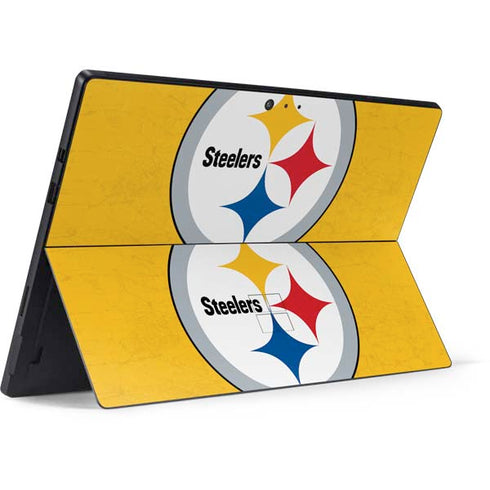 NFL Pittsburgh Steelers - Alternate Distressed Surface Pro 6 Skin