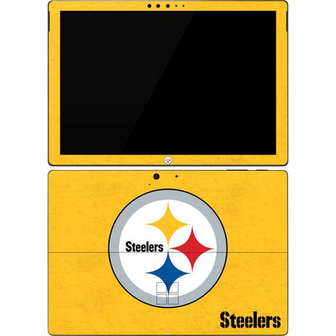 NFL Pittsburgh Steelers - Alternate Distressed Surface Pro 7 Skin