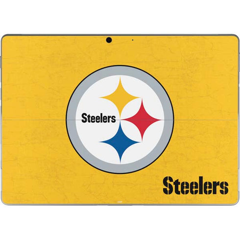 NFL Pittsburgh Steelers - Alternate Distressed Surface Pro 9 Skin