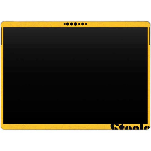NFL Pittsburgh Steelers - Alternate Distressed Surface Pro 9 Skin