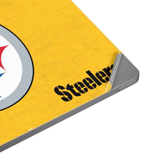 NFL Pittsburgh Steelers - Alternate Distressed Universal Laptop 14in (11.4 x 8.2in) Skin