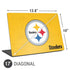 NFL Pittsburgh Steelers - Alternate Distressed Universal Laptop 17in (13.8 x 10in) Skin
