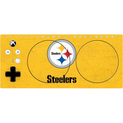 NFL Pittsburgh Steelers - Alternate Distressed Xbox Adaptive Controller Skin