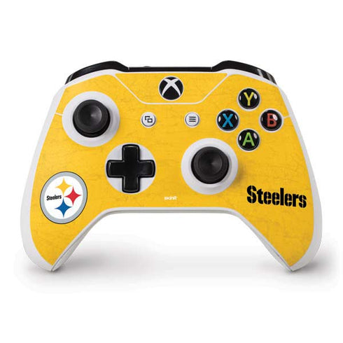 NFL Pittsburgh Steelers - Alternate Distressed Xbox One S Controller Skin