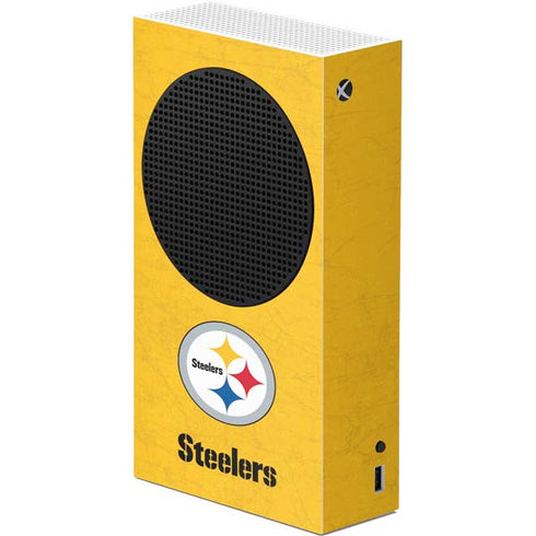 NFL Pittsburgh Steelers - Alternate Distressed Xbox Series S Console Skin