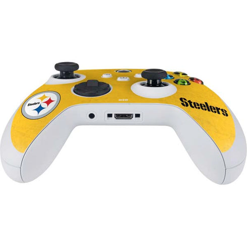 NFL Pittsburgh Steelers - Alternate Distressed Xbox Series S Controller Skin
