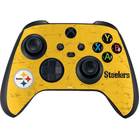 NFL Pittsburgh Steelers - Alternate Distressed Xbox Series X Bundle Skin