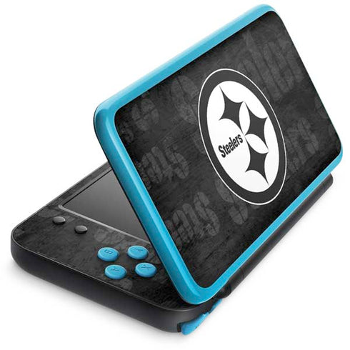 NFL Pittsburgh Steelers Black & White Nintendo 2DS XL (2017) Skin