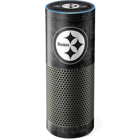 NFL Pittsburgh Steelers Black & White Amazon Echo Skin