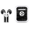 NFL Pittsburgh Steelers Black & White Apple AirPods Skin