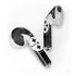NFL Pittsburgh Steelers Black & White Apple AirPods Skin