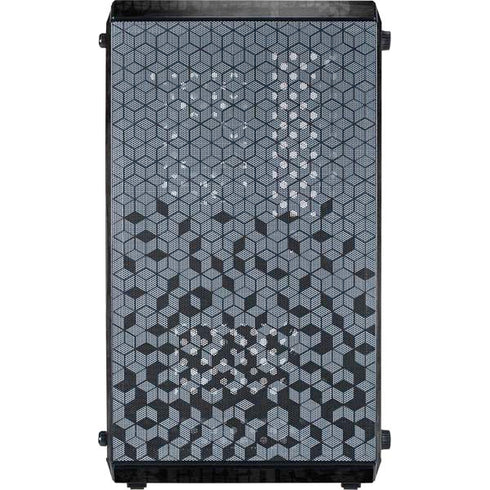 NFL Pittsburgh Steelers Black & White Cooler Master MasterBox Q300L Mini Tower Skin