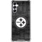 NFL Pittsburgh Steelers Black & White Galaxy A14 5G Clear Case
