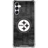 NFL Pittsburgh Steelers Black & White Galaxy A14 5G Clear Case
