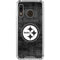 NFL Pittsburgh Steelers Black & White Galaxy A30 Clear Case