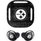 NFL Pittsburgh Steelers Black & White Galaxy Buds Pro Skin