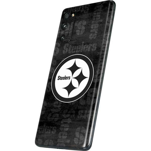 NFL Pittsburgh Steelers Black & White Galaxy S20 Fan Edition Skin