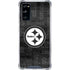 NFL Pittsburgh Steelers Black & White Galaxy S20 FE Clear Case