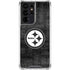 NFL Pittsburgh Steelers Black & White Galaxy S21 Ultra 5G Clear Case
