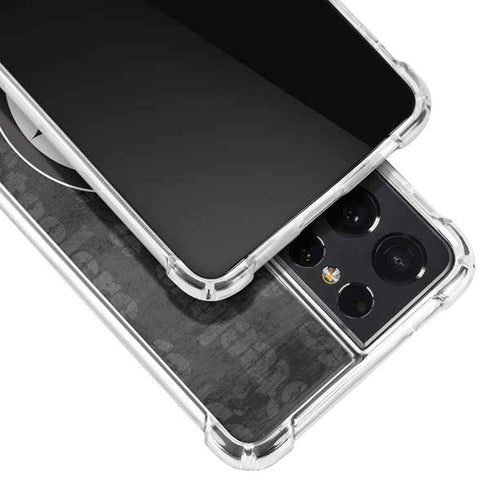 NFL Pittsburgh Steelers Black & White Galaxy S21 Ultra 5G Clear Case