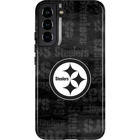 NFL Pittsburgh Steelers Black & White Galaxy S22 Plus Pro Case