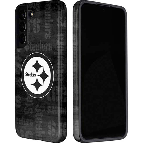 NFL Pittsburgh Steelers Black & White Galaxy S22 Plus Pro Case