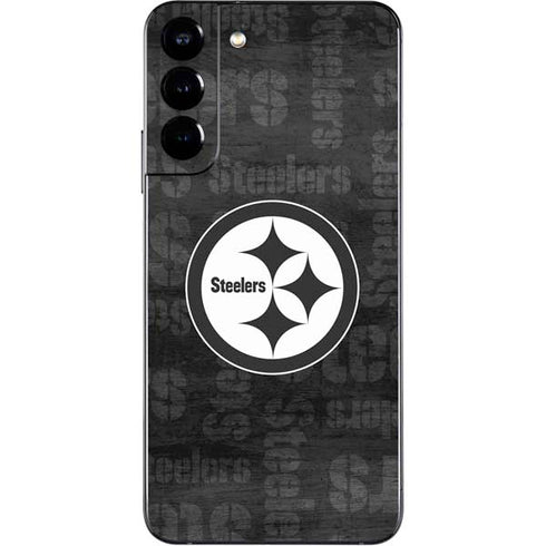 NFL Pittsburgh Steelers Black & White Galaxy S22 Plus Skin