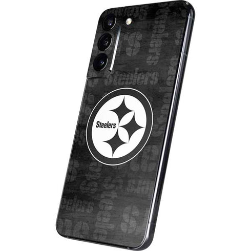 NFL Pittsburgh Steelers Black & White Galaxy S22 Plus Skin