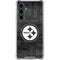 NFL Pittsburgh Steelers Black & White Galaxy S23 FE Clear Case