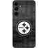 NFL Pittsburgh Steelers Black & White Galaxy S23 FE Skin