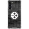 NFL Pittsburgh Steelers Black & White Galaxy S23 Plus Clear Case