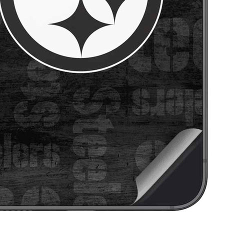 NFL Pittsburgh Steelers Black & White Galaxy S23 Skin