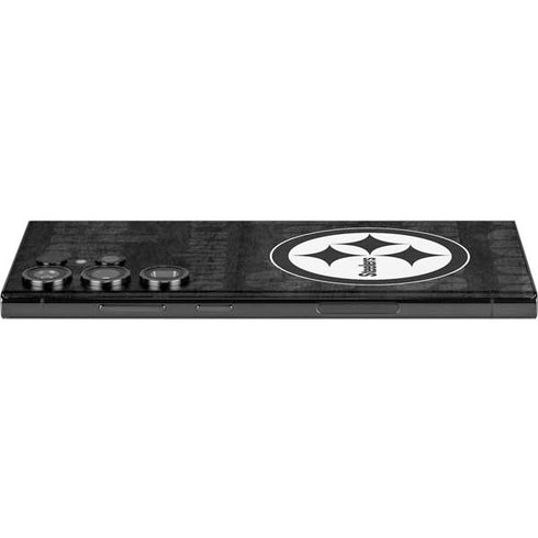 NFL Pittsburgh Steelers Black & White Galaxy S23 Ultra Skin