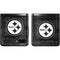 NFL Pittsburgh Steelers Black & White Galaxy Z Flip Skin