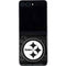 NFL Pittsburgh Steelers Black & White Galaxy Z Flip5 5G Skin