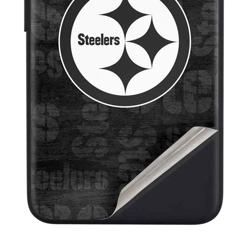 NFL Pittsburgh Steelers Black & White Google Pixel 4a Skin