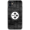 NFL Pittsburgh Steelers Black & White iPhone 11 Clear Case
