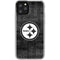 NFL Pittsburgh Steelers Black & White iPhone 11 Pro Clear Case