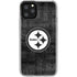 NFL Pittsburgh Steelers Black & White iPhone 11 Pro Clear Case