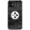 NFL Pittsburgh Steelers Black & White iPhone 12 Clear Case