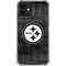 NFL Pittsburgh Steelers Black & White iPhone 12 Mini Clear Case