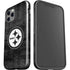 NFL Pittsburgh Steelers Black & White iPhone 12 Pro Impact Case