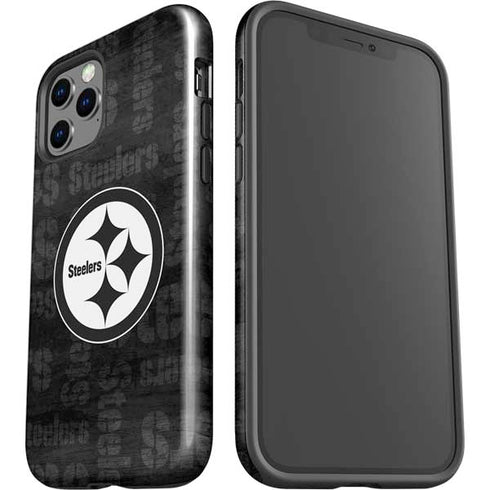 NFL Pittsburgh Steelers Black & White iPhone 12 Pro Max Impact Case