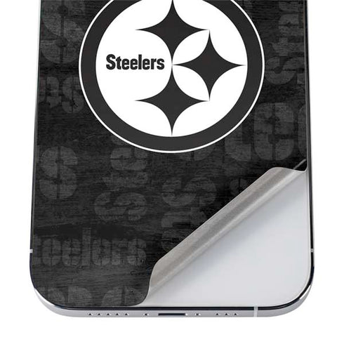 NFL Pittsburgh Steelers Black & White iPhone 12 Pro Max Skin