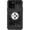 NFL Pittsburgh Steelers Black & White iPhone 12 Pro Waterproof Case