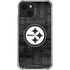 NFL Pittsburgh Steelers Black & White iPhone 13 Clear Case