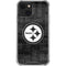 NFL Pittsburgh Steelers Black & White iPhone 13 Mini Clear Case