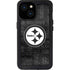 NFL Pittsburgh Steelers Black & White iPhone 13 Mini Waterproof Case